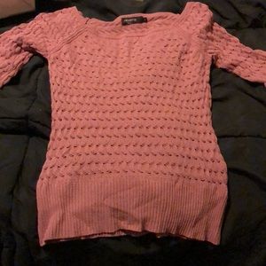 Arden B Pink 3/4 sleeves blouse